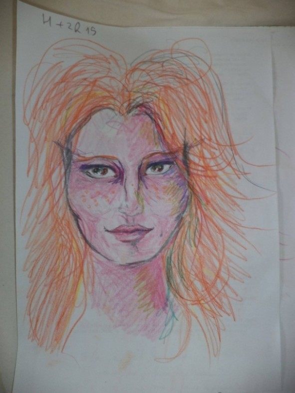 Dziewczyna wzieła LSD i przez cała noc malowała swoje portrety 4
