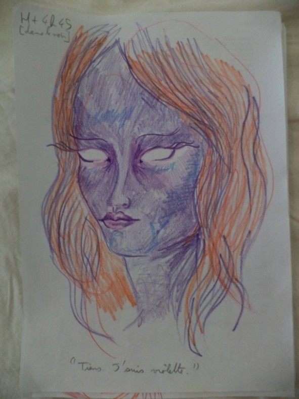 Dziewczyna wzieła LSD i przez cała noc malowała swoje portrety 6