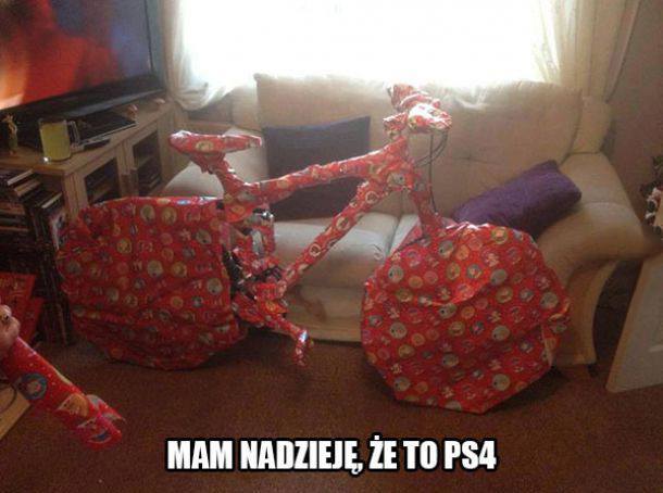  Mam nadzieję, że to PS4, Śmieszne świąteczne obrazki