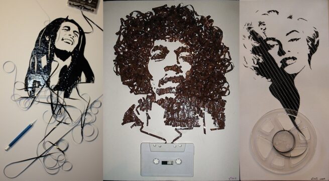 Ghost in the Machine - niesamowite portrety z taśmy magnetofonowej fb