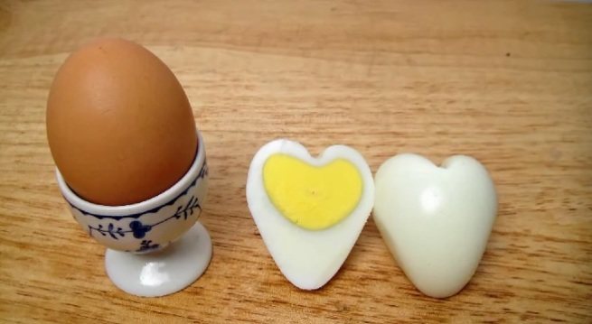 jajko w ksztalcie serca