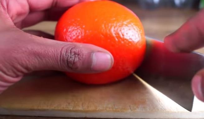 jak obierać szybko pomarańcze